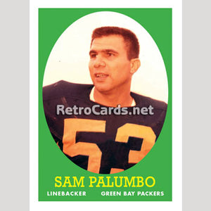 1958T Sam Palumbo Green Bay Packers