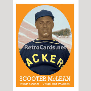 1958T Scooter McLean Green Bay Packers