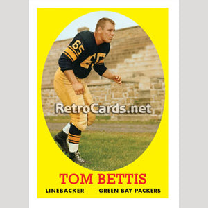 1958T Tom Bettis Green Bay Packers
