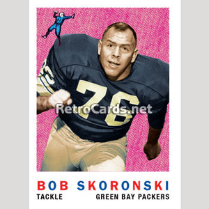 1959T Bob Skoronski Green Bay Packers