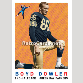 1959T Boyd Dowler Green Bay Packers – RetroCards