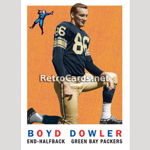 1959T Boyd Dowler Green Bay Packers