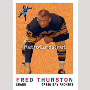 1959T Fred Thurston Green Bay Packers