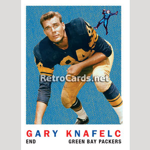 1959T Gary Knafelc Green Bay Packers