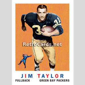 1959T Jim Taylor Green Bay Packers