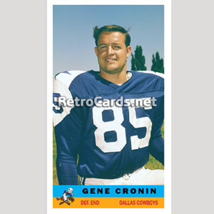 1960B Gene Cronin Dallas Cowboys