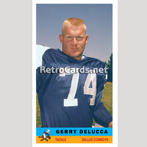 1960B Gerry Delucca Dallas Cowboys