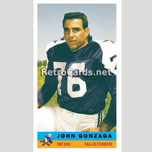 1960B John Gonzaga Dallas Cowboys