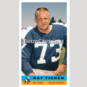 1960B Ray Fisher Dallas Cowboys