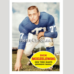 1960T Dick Modzelewski New York Giants