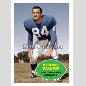 1960T Harland Svare New York Giants
