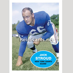 1960T Jack Stroud New York Giants
