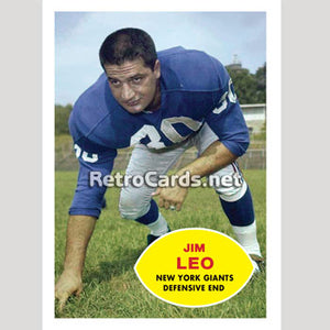 1960T Jim Leo New York Giants