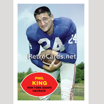 1966P New York Giants RetroCards Set