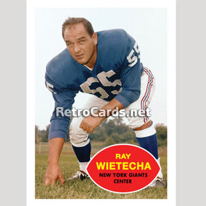 1960T Ray Wietecha New York Giants