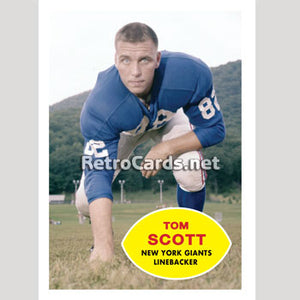 1960T Tom Scott New York Giants