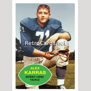 1960T Alex Karras Detroit Lions