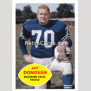 1960T Art Donovan Baltimore Colts