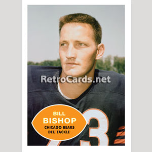 1960T Bill Bishop Chicago Bears