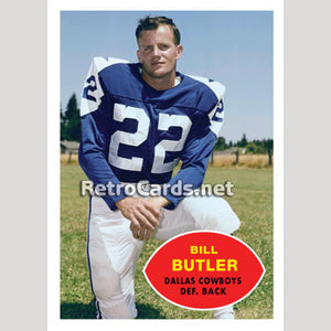 1960T Bill Butler Dallas Cowboys