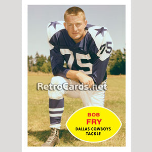 1960T Bob Fry Dallas Cowboys