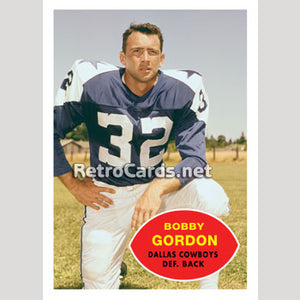 1960T Bobby Gordon Dallas Cowboys