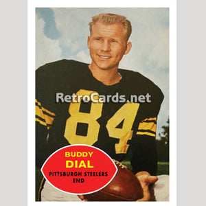 1960T Buddy Dial Pittsburgh Steelers
