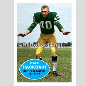 1960T Dale Hackbart Green Bay Packers
