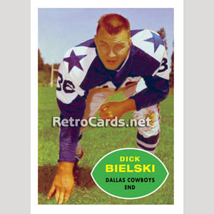 1960T Dick Bielski Dallas Cowboys