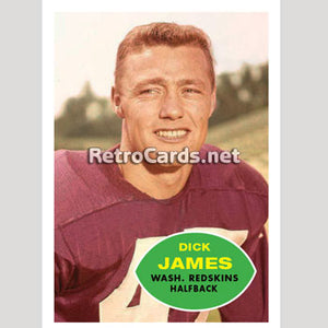 1960T Dick James Washington Redskins