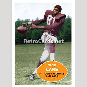 1960T Dick Lane St. Louis Cardinals