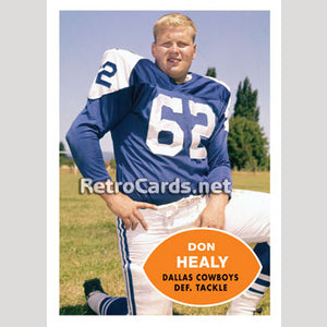 1960T Don Healy Dallas Cowboys