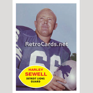 1960T Harley Sewell Detroit Lions