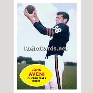 1960T John Aveni Chicago Bears