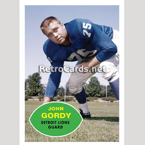 1960T John Gordy Detroit Lions