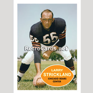 1960T Larry Strickland Chicago Bears