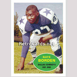 1960T Nate Borden Dallas Cowboys