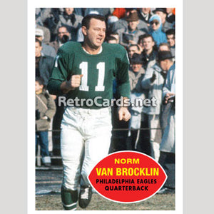 1960T Norm Van Brocklin Philadelphia Eagles