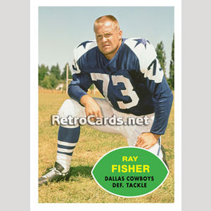 1960T Ray Fisher Dallas Cowboys