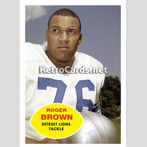 1960T Roger Brown Detroit Lions