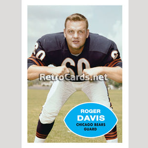 1960T Roger Davis Chicago Bears