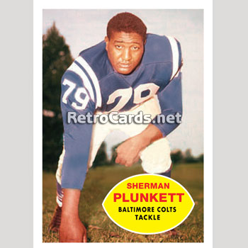 Sherman Plunkett Football Cards