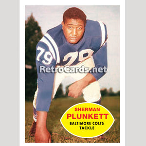1960T Sherman Plunkett Baltimore Colts