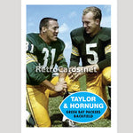 1960T-Taylor-Hornung-Green-Bay-Packers