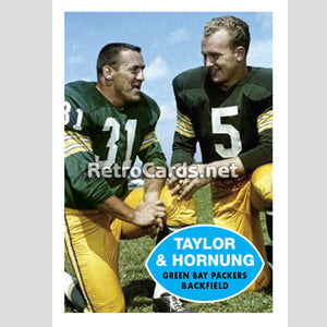 1960T Taylor & Hornung Green Bay Packers
