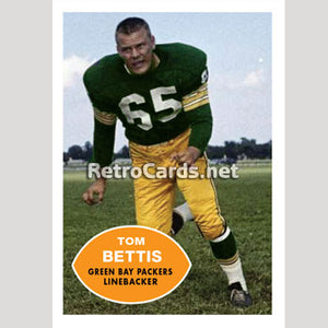 1960T Tom Bettis Green Bay Packers