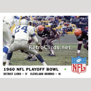 1961F 1960 NFL Playoff Bowl