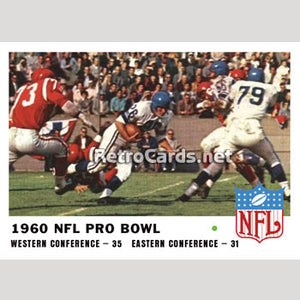 1961F 1960 NFL Pro Bowl