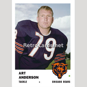 1961F Art Anderson Chicago Bears