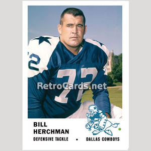 1961F Bill Herchman Dallas Cowboys
